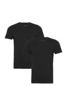 Dovre T-Shirt 2-Pack Fsc Tops T-Kortærmet Skjorte Black Dovre