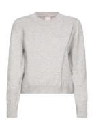 Wool Crewneck Sweat Tops Knitwear Jumpers Grey Boob