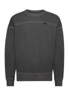 Garment Dyed Loose R Sw Tops Sweatshirts & Hoodies Sweatshirts Black G-Star RAW