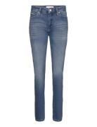 Mid Rise Skinny Bottoms Jeans Skinny Blue Calvin Klein Jeans