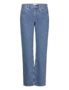 Low Rise Straight Bottoms Jeans Straight-regular Blue Calvin Klein Jeans