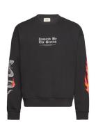 Rrharold Sweat Tops Sweatshirts & Hoodies Sweatshirts Black Redefined Rebel