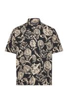 Shirts/Blouses Short Sleeve Tops Shirts Short-sleeved Black Marc O'Polo