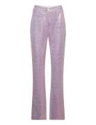 Sequin Straight Pants Bottoms Trousers Suitpants Pink ROTATE Birger Christensen