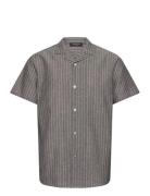 Stiplinbbhomer Shirt Tops Shirts Short-sleeved Grey Bruuns Bazaar