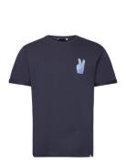 Harmony T-Shirt Tops T-Kortærmet Skjorte Navy Les Deux