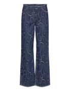 Teors Pant Bottoms Jeans Straight-regular Blue Résumé