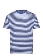 Classic Fit Striped Jersey T-Shirt Tops T-Kortærmet Skjorte Navy Polo Ralph Lauren