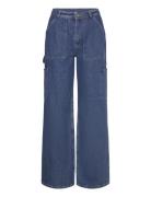 Only Bad Jeans Bottoms Jeans Wide Blue H2O Fagerholt