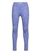 All Over Printed Leggings Bottoms Leggings Blue Tom Tailor