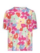 All Over Printed Blouse Tops T-Kortærmet Skjorte Multi/patterned Tom Tailor