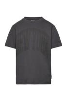 Regular Printed T-Shirt Tops T-Kortærmet Skjorte Grey Tom Tailor