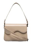 Elude Shiny Structure Bags Small Shoulder Bags-crossbody Bags Beige HVISK
