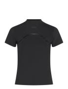 Align Top Sport T-shirts & Tops Short-sleeved Black AIM'N