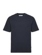 Saadrian T-Shirt 15099 Designers T-Kortærmet Skjorte Navy Samsøe Samsøe