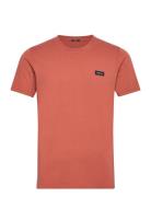 Denham Slim Tee Tops T-Kortærmet Skjorte Orange Denham