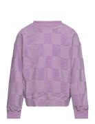 Tnjane Os Terry Sweatshirt Tops Sweatshirts & Hoodies Sweatshirts Purple The New