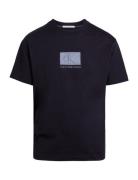 Embroidery Patch Tee Tops T-Kortærmet Skjorte Black Calvin Klein Jeans