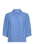 Bonoll Shirt Ss Tops Shirts Long-sleeved Blue Lollys Laundry