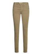 Mmnelly Rosemany Pant Bottoms Jeans Straight-regular Khaki Green MOS MOSH