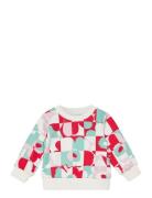 Kuulas Ruutu Unikko I Tops Sweatshirts & Hoodies Sweatshirts Multi/patterned Marimekko