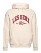 University Hoodie Tops Sweatshirts & Hoodies Hoodies Beige Les Deux