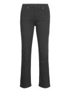 Zolie Trousers Straight Leg High Waist X-Lite Bottoms Jeans Straight-regular Black Replay