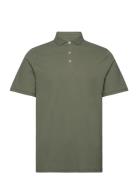 Bs Monir Regular Fit Polo Shirt Tops Polos Short-sleeved Green Bruun & Stengade