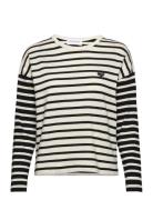 Montpar Mini Patch Coeur /Gots Tops T-shirts & Tops Long-sleeved Black Maison Labiche Paris