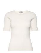Bs Thyra T-Shirt Tops T-shirts & Tops Short-sleeved Cream Bruun & Stengade