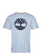 Kennebec River Tree Logo Short Sleeve Tee Skyway Designers T-Kortærmet Skjorte Blue Timberland
