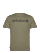 Kennebec River Linear Logo Short Sleeve Tee Cassel Earth Designers T-Kortærmet Skjorte Green Timberland
