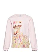 Ammy - T-Shirt Tops T-shirts Long-sleeved T-Skjorte Pink Hust & Claire