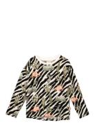 Zepra Shirt Tops T-shirts Long-sleeved T-Skjorte Multi/patterned Ma-ia Family