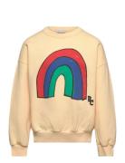 Rainbow Sweatshirt Tops Sweatshirts & Hoodies Sweatshirts Yellow Bobo Choses