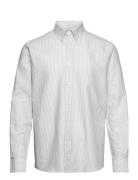 Cotton Oxford Sune Stripe Shirt Bd Tops Shirts Casual White Mads Nørgaard