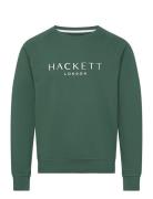 Heritage Crew Tops Sweatshirts & Hoodies Sweatshirts Green Hackett London
