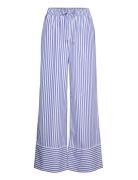 Daycras Pants Bottoms Trousers Wide Leg Blue Cras