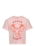 Short Sleeves Tee-Shirt Tops T-Kortærmet Skjorte Pink Kenzo