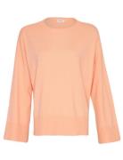 Mschdalinda Rachelle Pullover Tops Knitwear Jumpers Coral MSCH Copenhagen