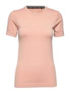 Fuseknit Comfort Rn Ss W Sport T-shirts & Tops Short-sleeved Pink Craft