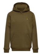 Classic Oth Hoody Fleece Tops Sweatshirts & Hoodies Hoodies Green Lyle & Scott Junior