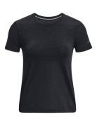 Ua Seamless Stride Ss Sport T-shirts & Tops Short-sleeved Black Under Armour