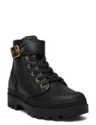 Trooper Leather Shoes Boots Ankle Boots Ankle Boots Flat Heel Black Coach