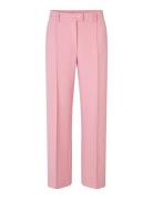 Affair Trousers Bottoms Trousers Straight Leg Pink Second Female