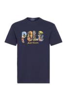 Classic Fit Logo Jersey T-Shirt Tops T-Kortærmet Skjorte Blue Polo Ralph Lauren