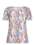 T-Shirt 1/2 Sleeve Tops T-shirts & Tops Short-sleeved Multi/patterned Gerry Weber Edition