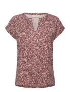 Fqviva-Tee Tops T-shirts & Tops Short-sleeved Multi/patterned FREE/QUENT