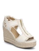 Berkley Mid Wedge Sko Med Kilehæl White Michael Kors