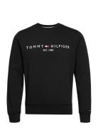 Tommy Logo Sweatshirt Tops Sweatshirts & Hoodies Sweatshirts Black Tommy Hilfiger